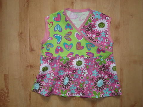 "Kleid in Wickeloptik", Gr.50-92