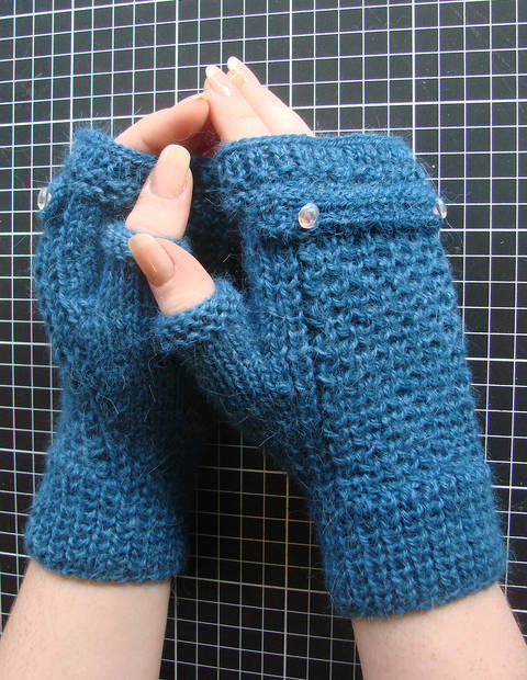 Camelia FingerlessGloves - written tutoriel with photos