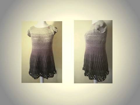 2-in-1 Häkelanleitung Sagoromo Damenpulli Damenkleid