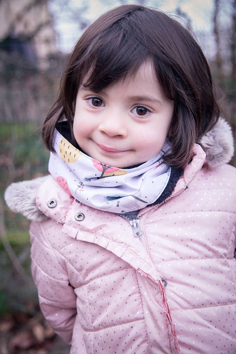 Le snood évolutif enfant de 2 à 15 ans