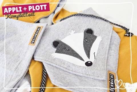 Fuchs & Dachs | Komplettset Plott + Applikationsvorlage
