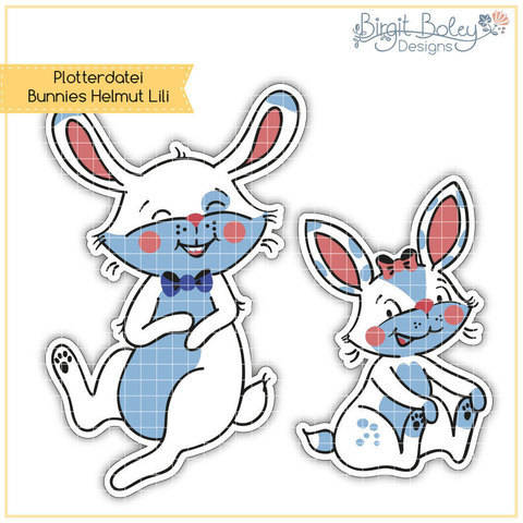 Birgit Boley Designs • Bunnies Helmut Lili