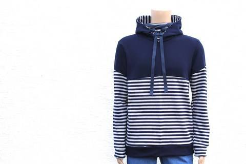 ✂Schnittmuster Florian ✂ Männerhoodie mit Dreiecks-Kapuze