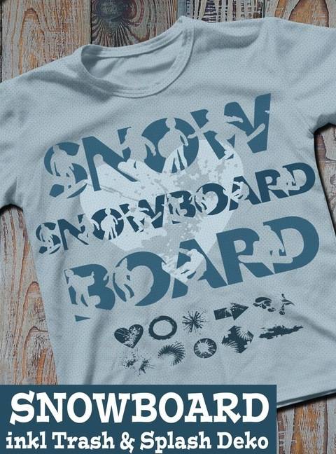 Shadow SNOWBOARD inkl. Trash und Splash Deko & Bonus Datei
