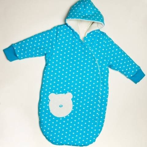 NEVIO Baby Outdoor Schlafsack Schnittmuster mit Kapuze