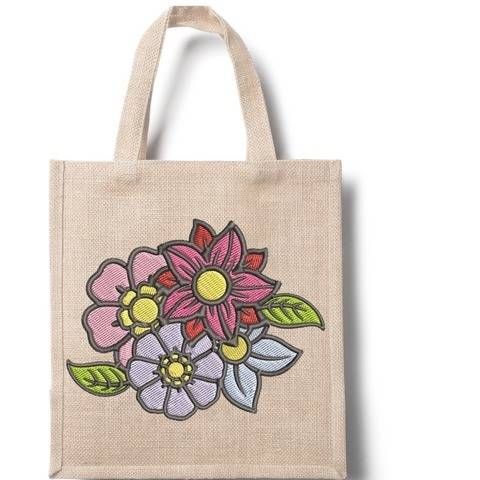 Blumenbouquet - Stickdatei
