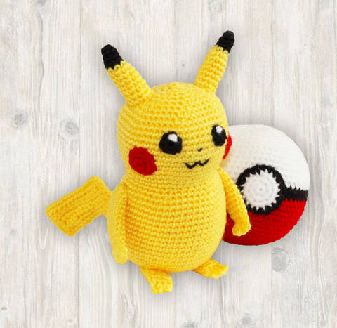 Pikachu Crochet Pattern, Pokemon Crochet Pattern