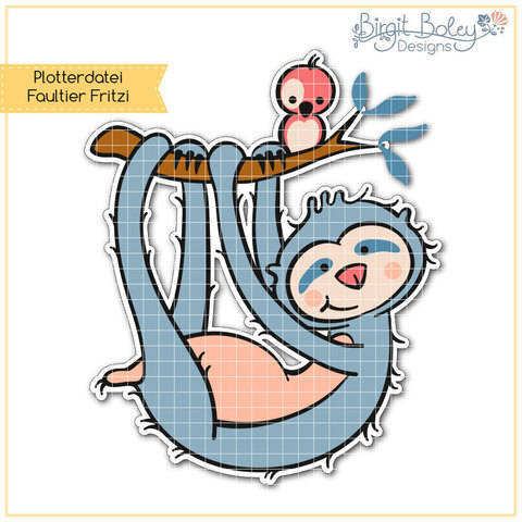 Birgit Boley Designs • Faultier Fritzi