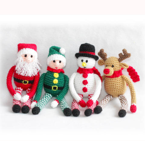 Christmas 4 x Toys Crochet Pattern