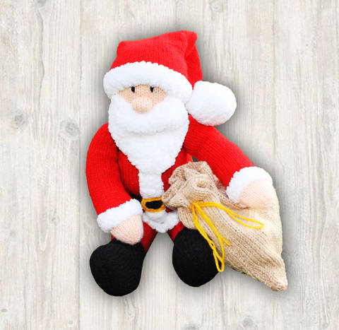 Santa Claus Father Christmas Knitting Pattern