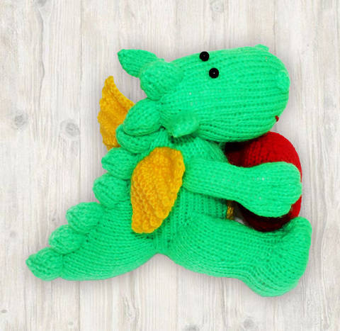 Denny Dragon Knitting Pattern