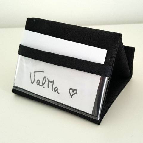 Support pliable porte cartes de visite