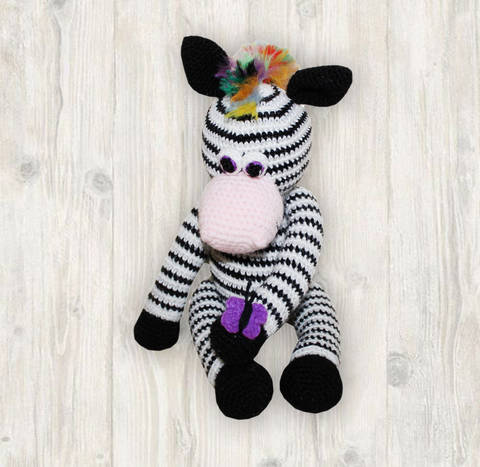 Zebra Crochet Pattern, Crochet Zebra