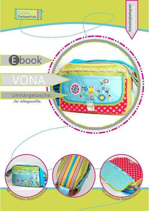 ebook VONA ♥ ♥ ♥ Umhängetasche für Alltagsoutfits