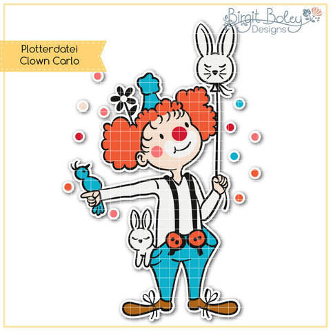 Birgit Boley Designs • Clown Carlo