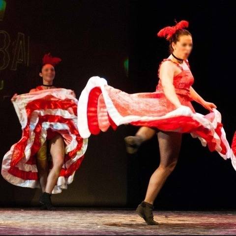 Robe French Cancan - patron et explications détaillées