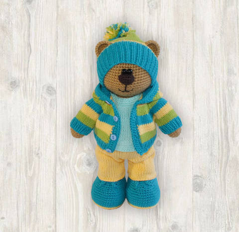 Billy Bear Crochet + Knitting Pattern