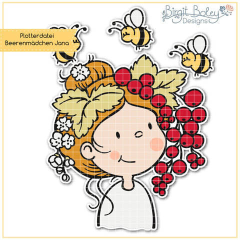 Birgit Boley Designs • Beerenmädchen Jana
