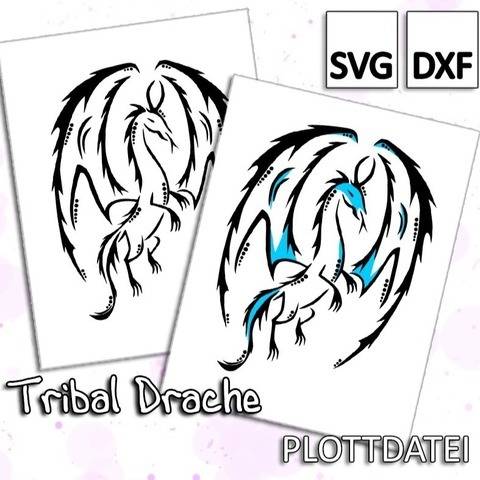 Tribal Drache - Plottdatei