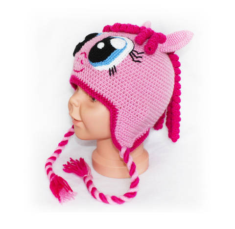 Girl Hat Crochet Pattern, Pony Hat Crochet Pattern