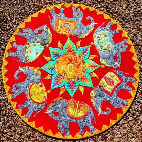 The Last Marigold elephant quilt PDF pattern
