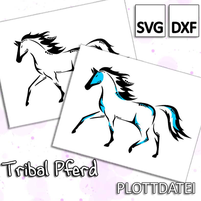 Plottdatei Tribal Horse *
