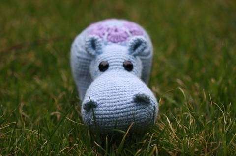 Häkelanleitung Blumenhippo