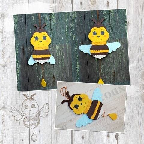 Hampelinsekten "Hummel" - Bastelanleitung