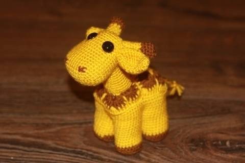 Häkelanleitung Blumengiraffe