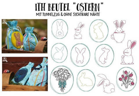 ITH Stickserie - Beutel Ostern in PES