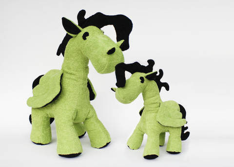 Schnittmuster + Nähanleitung Pegasus (Pony) in zwei Größen