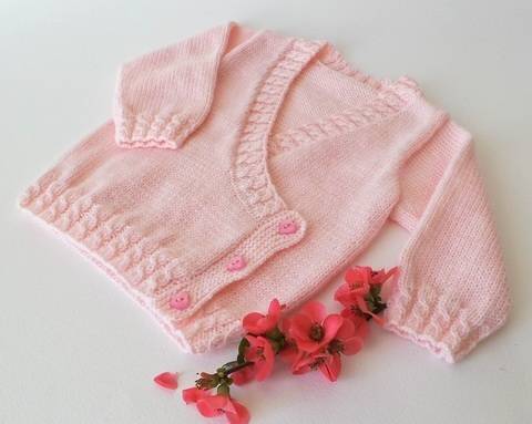 Baby cache-coeur 3 mois - tutoriel tricot bébé PDF