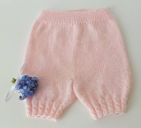 Baby short 6 mois - tutoriel tricot bébé PDF