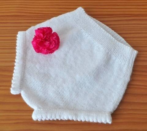 Petite culotte 24 mois - tutoriel tricot bébé PDF