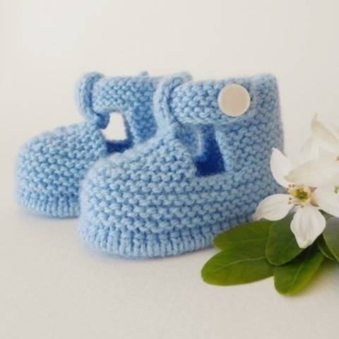 Chaussons Salomé 3 mois - tutoriel tricot bébé PDF