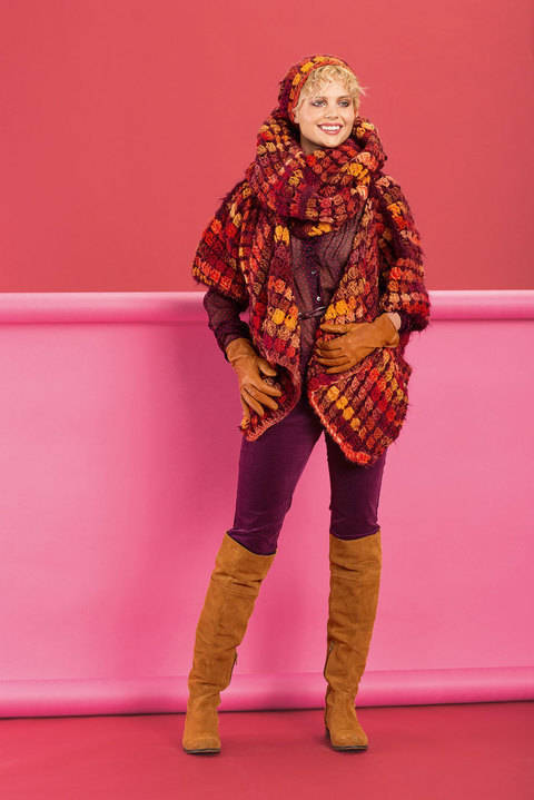 Zipfeljacke mit Loop und Mütze