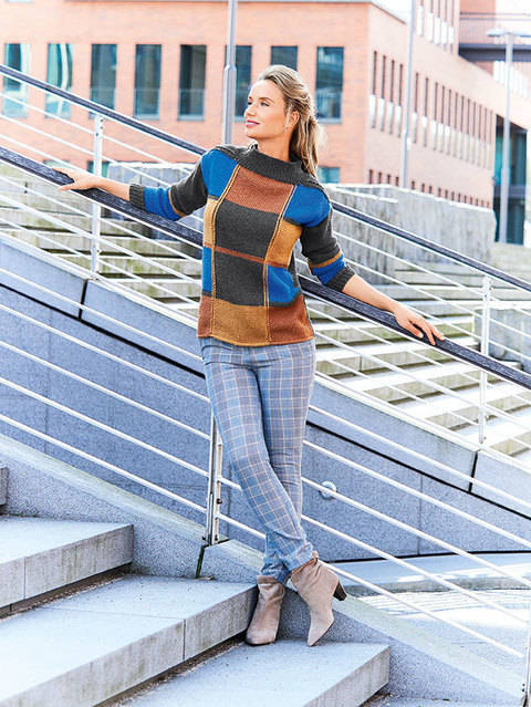 Pulli mit Farbflächen