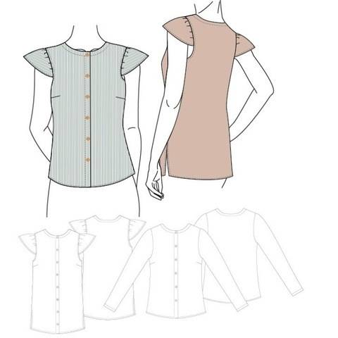 Bluse PAITA - Gr. 32 - 48