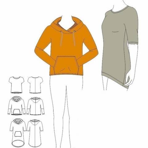 Shirt / Tunika / Hoodie LOLA - Gr. 32 - 50