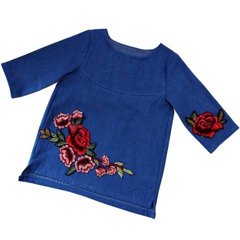 Schnittmuster Mädchenbluse FAYE mini |86 - 152