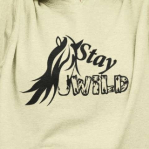 Stay Wild - Plotterdatei mit Pferdekopf und Spruch