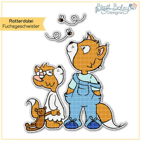 Birgit Boley Designs • Fuchsgeschwister