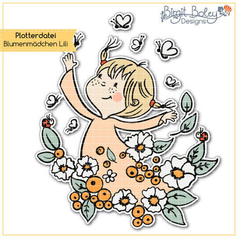 Birgit Boley Designs • Blumenmädchen Lili
