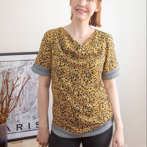 Blouse/Robe Carlota - Du 32 au 56 - 3 Statures (160/168/176)