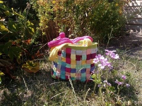 Tasche "colorful boxes"