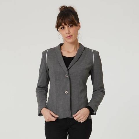 Nadège "motard" - Veste à col châle - 36-44 - Expert
