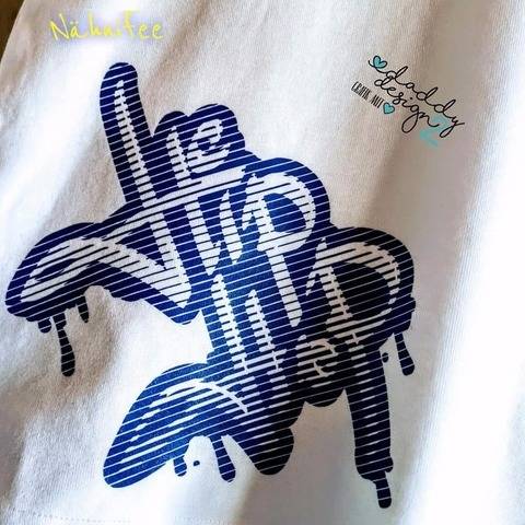 HIPHOP Hip Hop - LineArt -1 Folie Illusion Foto Plott
