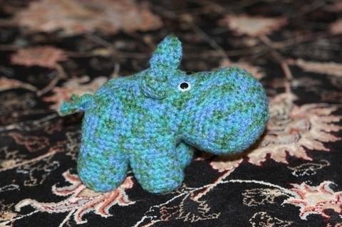 Häkelanleitung Gertrud, das Hippo
