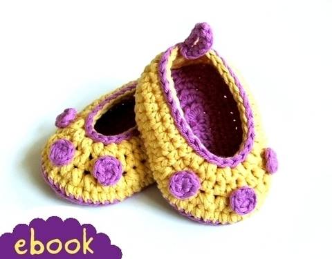 ❤ Häkelanleitung ❤ Banana Baby Ballerinas