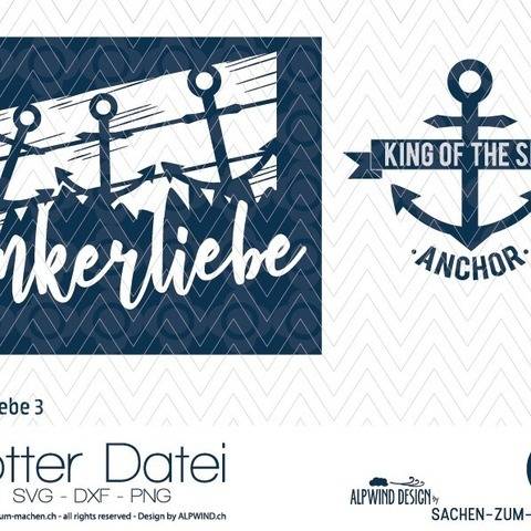 Plotter-Datei "Ankerliebe" #3